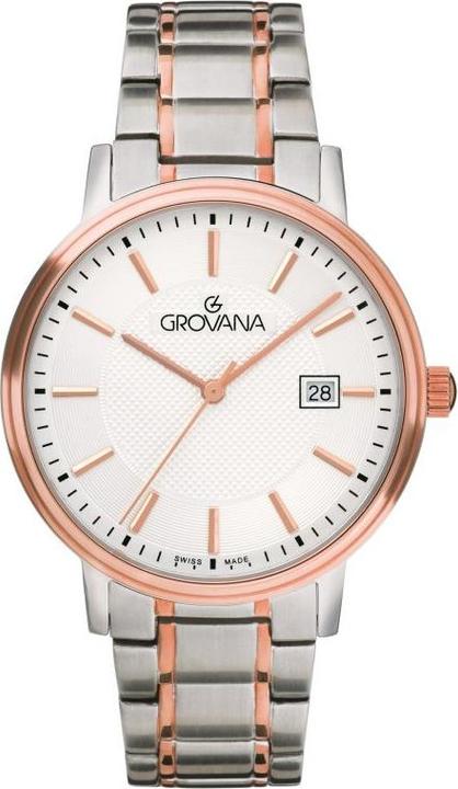 Grovana Kensington Traditional-Kollektion – in der Schweiz hergestellte Quarzuhr (Swiss Made)