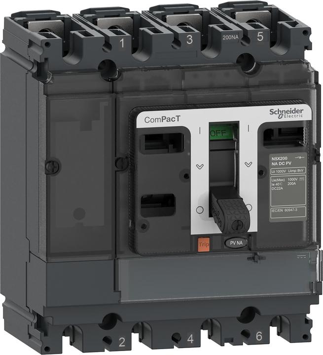 Actual product image Schneider Electric C254200D1S Switch disconnector ComPacT NSX200NA DC PV 200