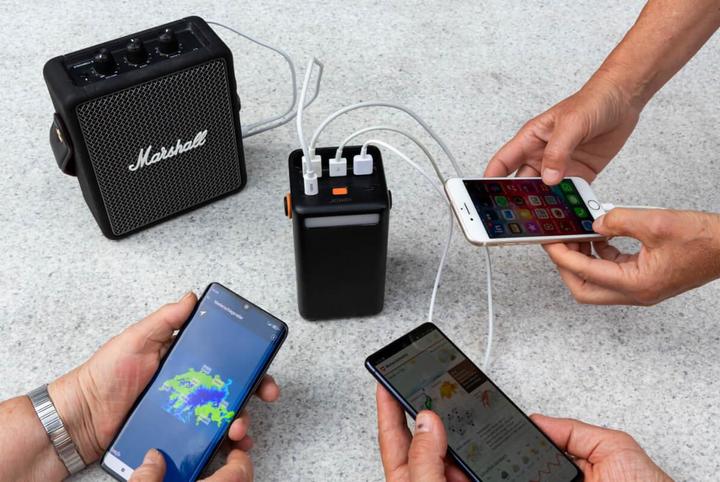 Immagine prodotto Wellcraft Powerbank con luce 50.000 mAh (50000 mAh, 185 Wh)