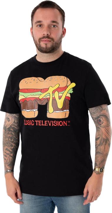 Immagine prodotto MTV Maglietta Hamburger Maniche Corte Uomo (L)