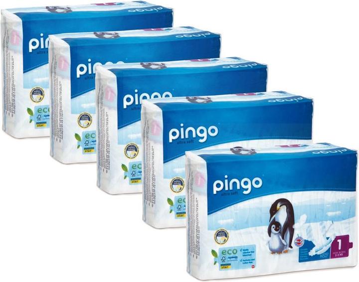 Pingo Newborn Megapack (Taille 1, Pack semi-mensuel, 135 pièce(s))