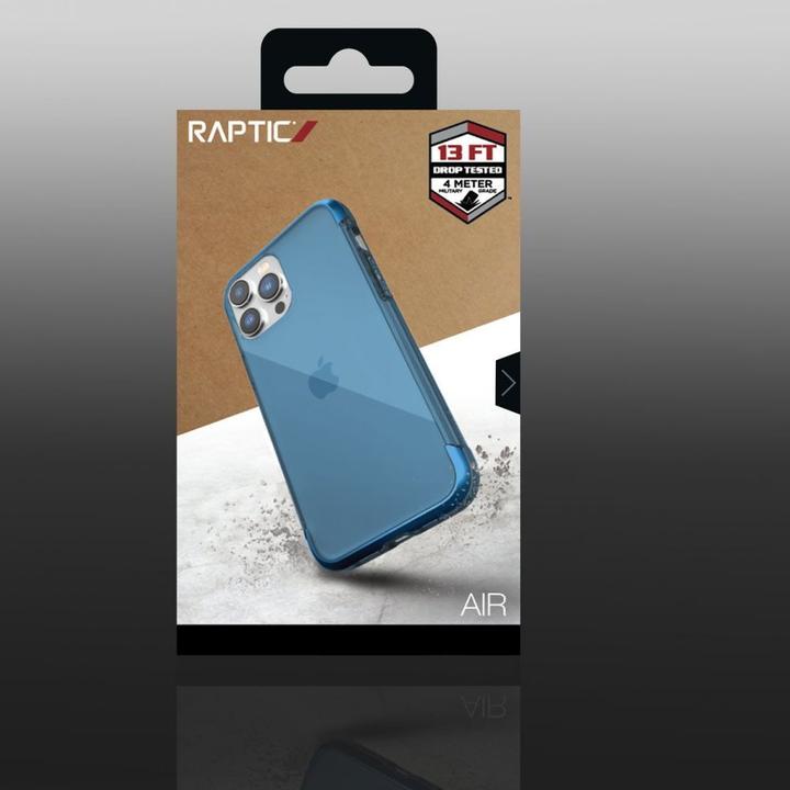 Actual product image X-Doria Raptic Air Case for iPhone 14 Pro Armor Cover, Blue (Apple iPhone 14 Pro)