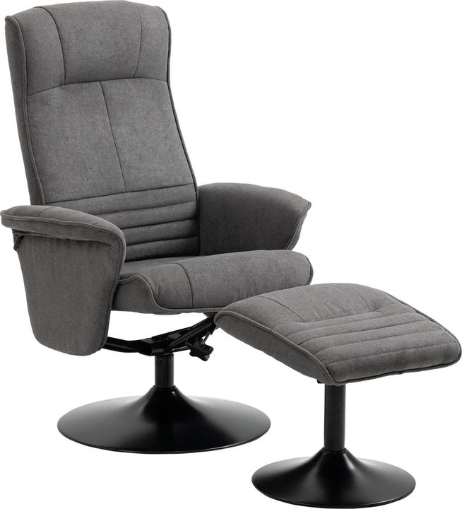 Produktbild Homcom Relaxsessel mit Hocker