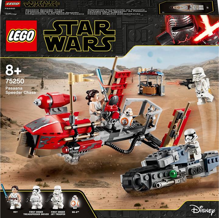 Image du produit LEGO La course-poursuite en speeder sur Pasaana (75250, LEGO Star Wars)