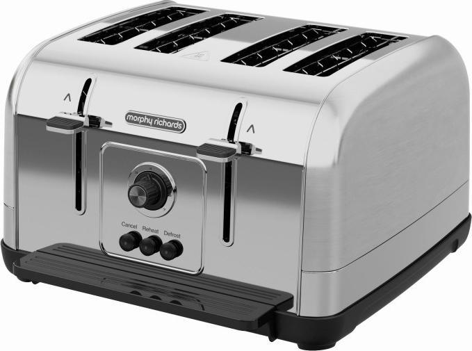 Image du produit Morphy Richards 240130 Grille-pain 4 tranche(s) Acier brossé