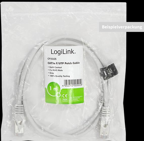 Produktbild LogiLink Netzwerkkabel (F/UTP, CAT5e, 7.50 m)