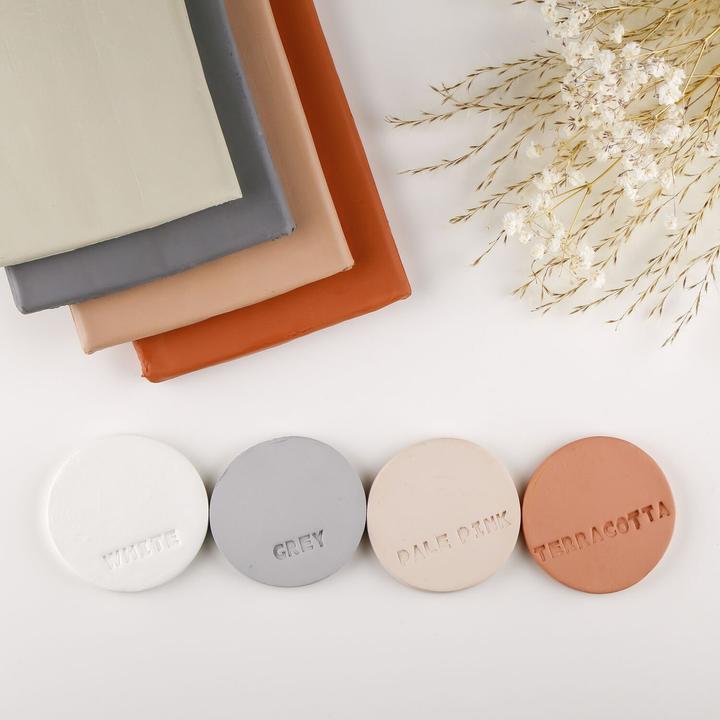 Actual product image Fimo air modelling clay, air hardening, grey, 250 g