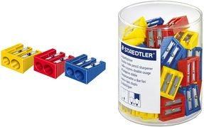 Produktbild Staedtler Doppel-Spitzer, aus Kunststoff, 50er Dose für normale Bleistifte bis 8,2 mm Durchmesser und dicke