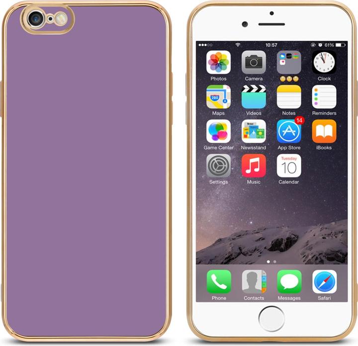 Actual product image Cadorabo Case for Apple iPhone 6 / 6S in TPU with camera protection LM130 Style (Apple iPhone 6)