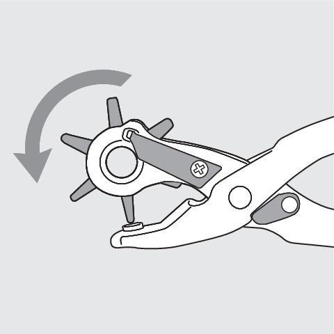 Actual product image Toya Pliers set with 100 eyelet hole punch eyelet pliers turret pliers eyelet riveting pliers type 43603 (23 mm)