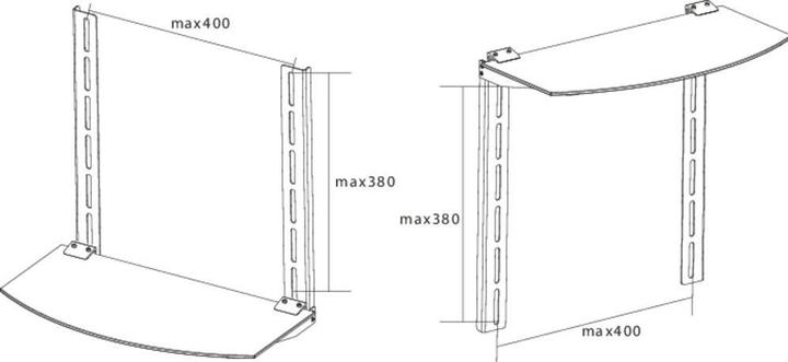 Produktbild Neomounts NS-Shelf100 (Decke, 55")