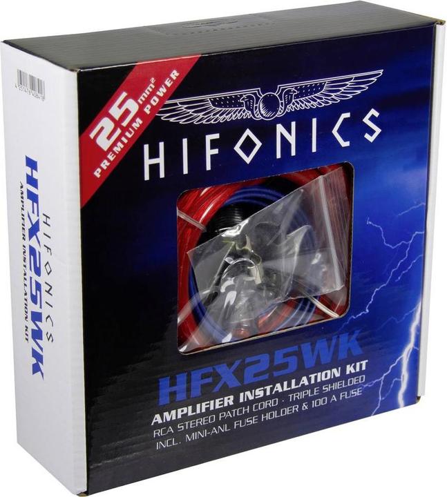 Actual product image Hifonics Car HiFi Power Cable Set 25 mm², 25 mm², 0.5 mm²