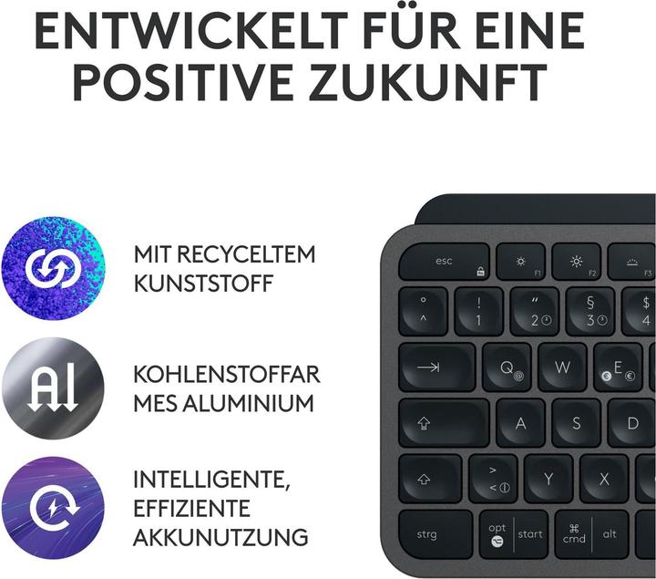 Produktbild Logitech MX Keys S Combo (CH, Kabellos)