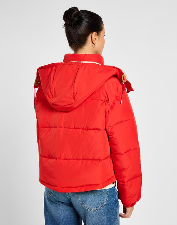 Actual product image Lee Quilted jacket Hooded Short Puffer (S)