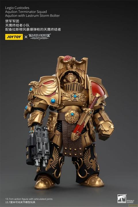 Produktbild Joy Toy Warhammer The Horus Heresy Actionfigur 1/18 Legio Custodes Aquilon Terminator Squad Aquilon with Las