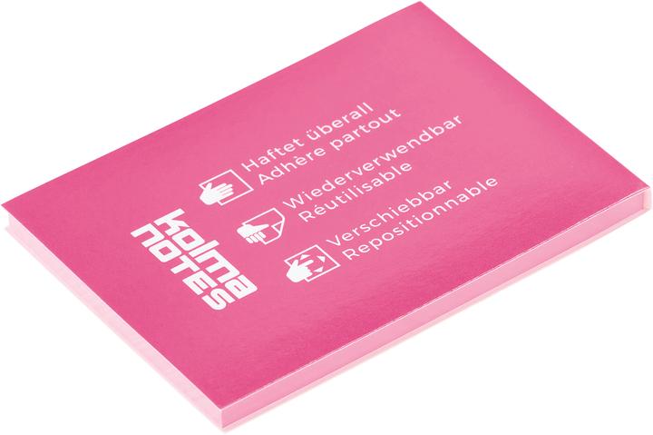 Produktbild Kolma Haftnotizen Notes A7 statisch haftend berry (74 x 105 mm)