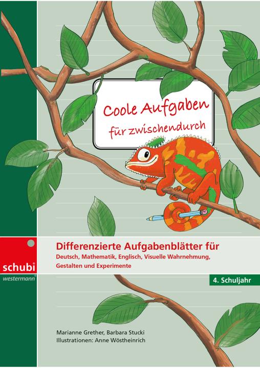 Produktbild Coole Aufgaben für zwischendurch 4. Schuljahr. Kopiervorlagen (Deutsch, Barbara Stucki, Marianne Grether, 2020)
