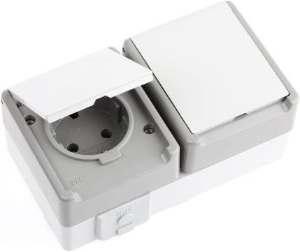 Siemens Schuko 2-Fold Horizontal, 10/16A 250V