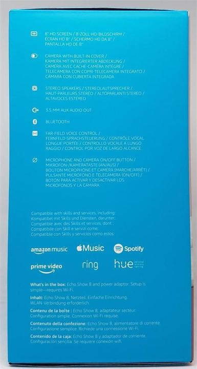 Immagine prodotto Amazon Mostra Eco 8 (Amazon Alexa)