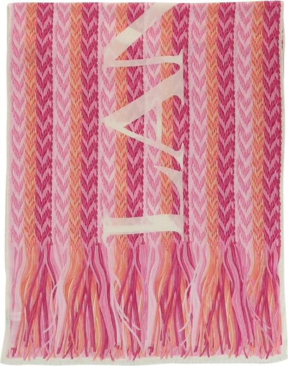 Lanvin Chevron Logo Pattern Scarf