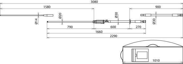 Immagine prodotto Dehn PHE3S 20 S ZK Set di tensione PHE III 20kV 50Hz Cat.