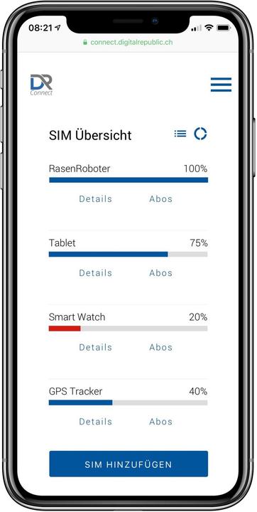 Produktbild Digital Republic DR-Connect Daten SIM-Karte 300MB
