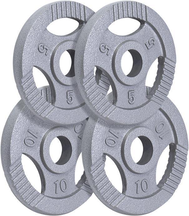 Produktbild Gorilla Sports Hantelscheiben (4 x 15 kg, 4 x 5 kg, 4 x 20 kg, 4 x 2.5 kg, 4 x 10 kg, 4 x 1.25 kg)