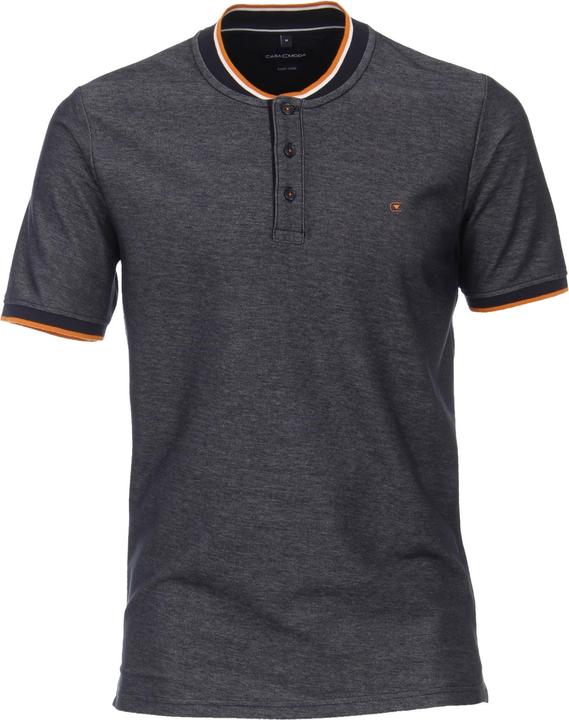 Immagine prodotto Casa Moda Polo Camicia Polo a maniche corte con colletto college e strisce a contrasto (M)