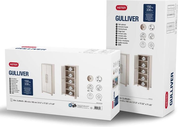 Image du produit Keter cab&shelves - Gulliver - Cabinet High