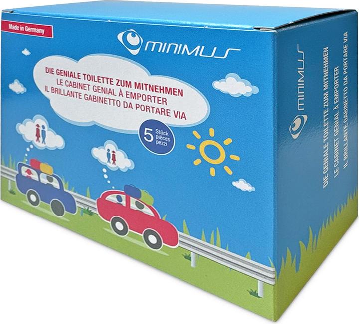 Produktbild Minimus Notfall Toilette 5er-Pack