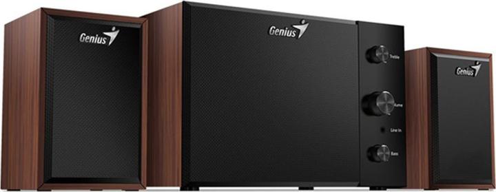 Image du produit Genius reproduktory SW-2.1 350/ 2.1/ / dÅ™evÄ'nÃ©/ barva dÅ™evo (1 pièce, 15 W)