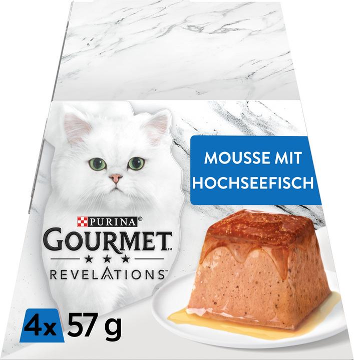 Produktbild Gourmet Revelations Mousse Hochseefisch mit Sauce (Adult, 1 Stk., 228 g)