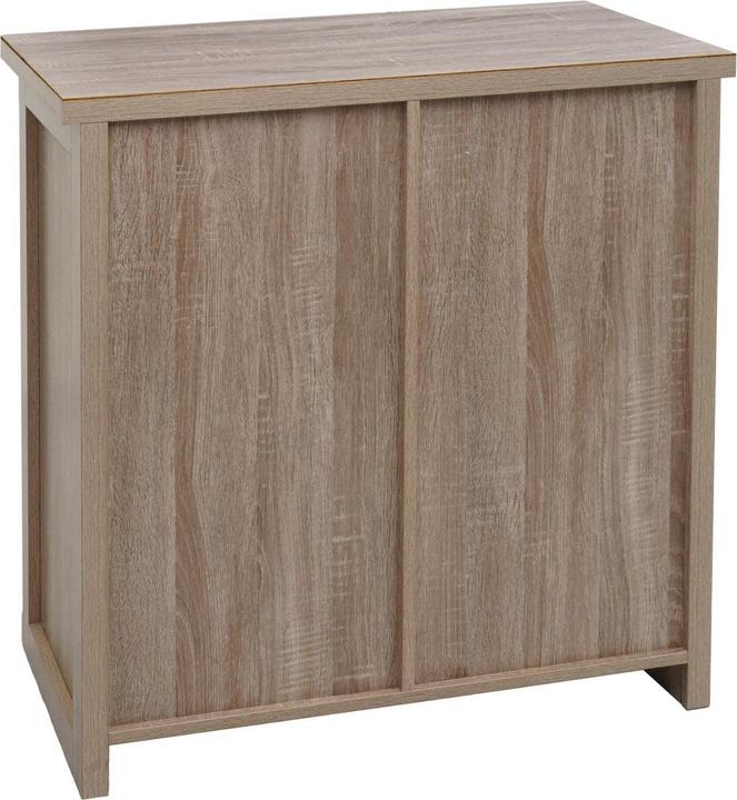 Mendler Kommode HWC-K75, Holz-Optik Industrial Metall 84x80x40cm, naturfarben (84 x 80 x 40 cm)