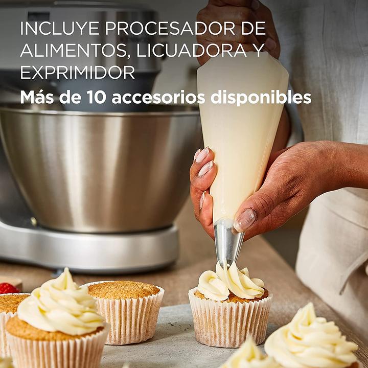 Image du produit Kenwood KHC29. Processeur de nourriture Acier inoxydable, Blanc (1000 W)