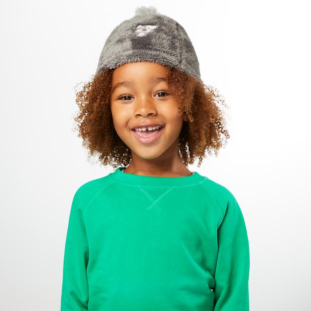 Actual product image Affenzahn Beanie dog recycled fleece grey