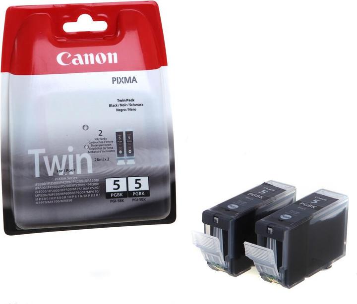 Produktbild Canon PGI-5BK 2er Pack (BK)