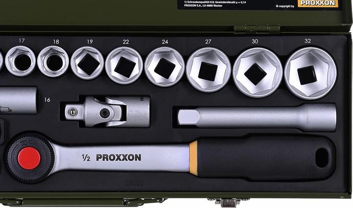Produktbild Proxxon Steckschlüsselsatz (23 mm, 32 mm, 18 mm, 6 mm, 22 mm, 13 mm, 16 mm, 20 mm, 28 mm, 26 mm, 27 mm, 17 mm, 21 mm, 11 mm, 15 mm, 30 mm, 29 mm, 24 mm, 12 mm, 25 mm, 10  mm, 8 mm, 9 mm, 31 mm, 7 mm, 14 mm, 19 mm)