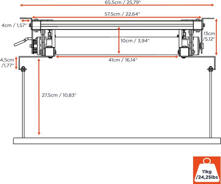 Produktbild Celexon Expert PL300 - Elektrolift für Projektor (Decke)