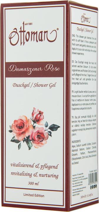 Ottoman Rose Duschgel, 300ml, erfrischendes Duscherlebnis (300 ml)