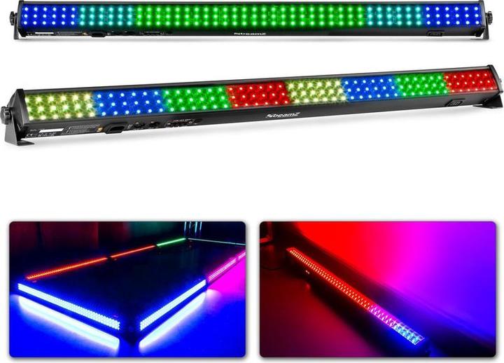 Produktbild LED -Balken RGB - 2x Beamz LCB144 MKII -Stangen mit 144 RGB -LED -8 -Sekten pro Balken - DMX (LED)