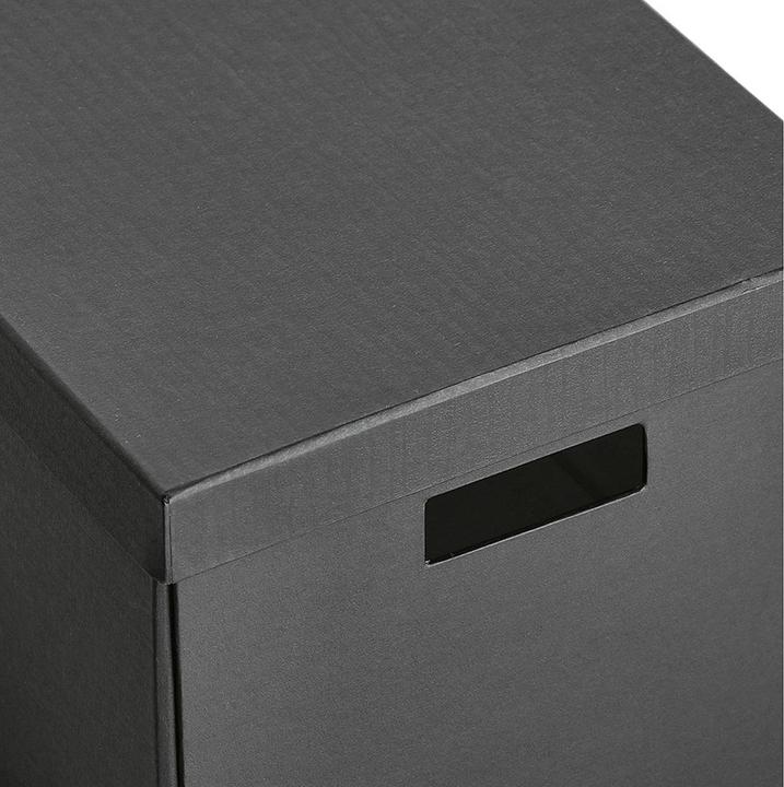 Actual product image Zeller Present Storage Box 33x33x32 sw (33.5 x 33 x 32 cm)