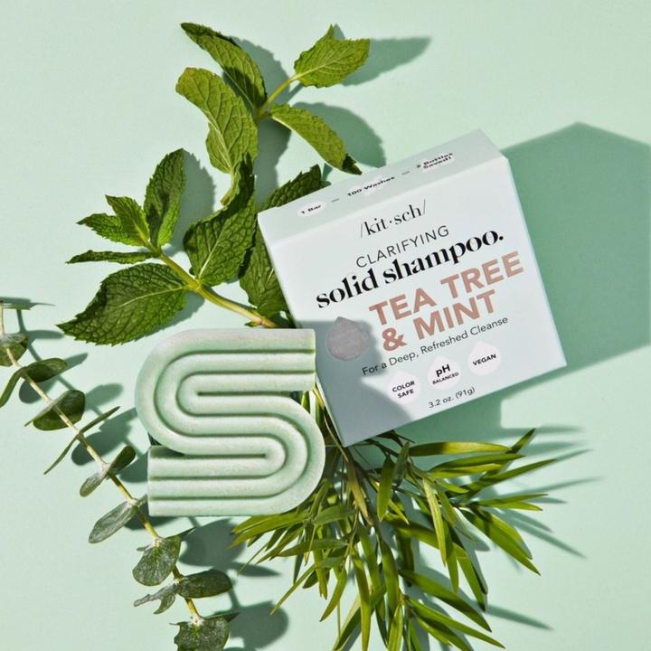 Actual product image Kitsch Tea tree and mint shampoo (Solid shampoo)