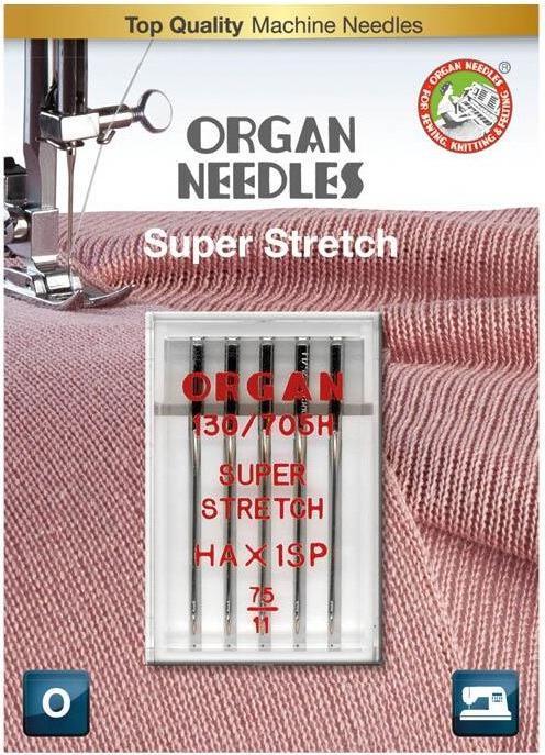 Produktbild Organ Needle Organ HA x 1 SP Super Stretch a5 st. 075 Blister