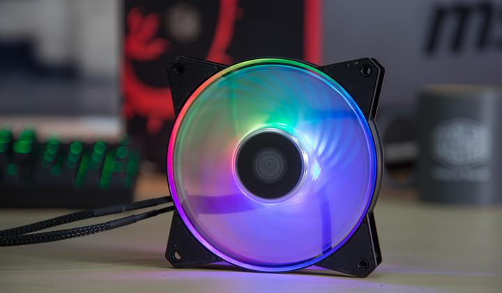 Actual product image Cooler Master MasterFan MF120R ARGB (120 mm, 3 x)