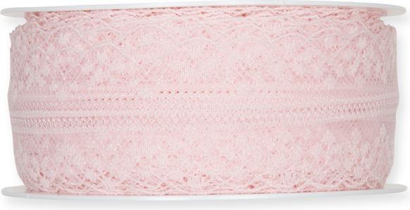 Produktbild Halbach Spitzenband, rosa (Geschenkband)