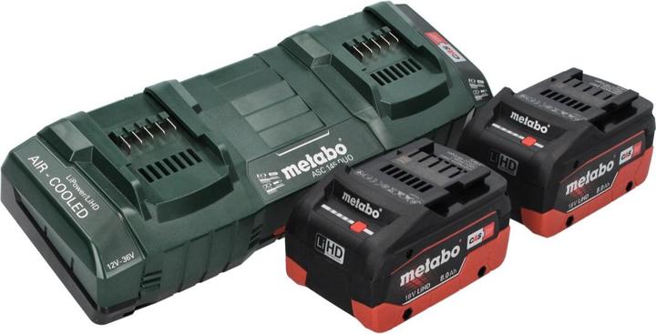 Produktbild Metabo MS 36-18 LTX BL 40 Akku KettensÃ¤ge 36 V ( 2x 18 V ) 40 cm 22 m/s Brushless + 2x Akku 8,0 Ah (Akku Kettensäge)