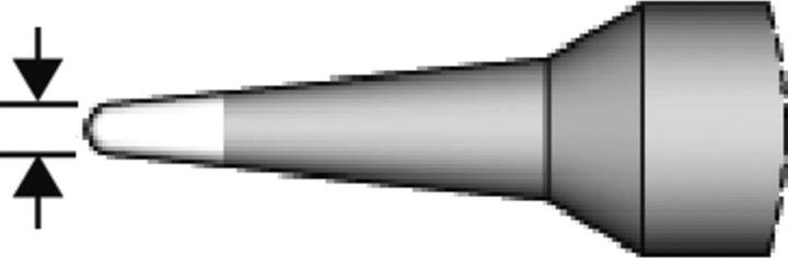 Produktbild JBC Lötspitze Serie C210, Rundform, C210027/Ø 1,5 mm, abgeschrägt (Lötspitze)