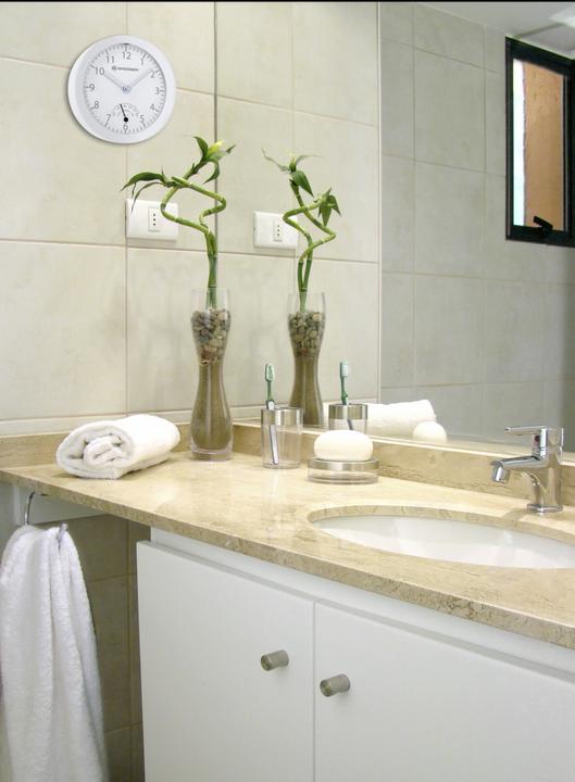 Actual product image Bresser Mini bathroom clock (14 cm)