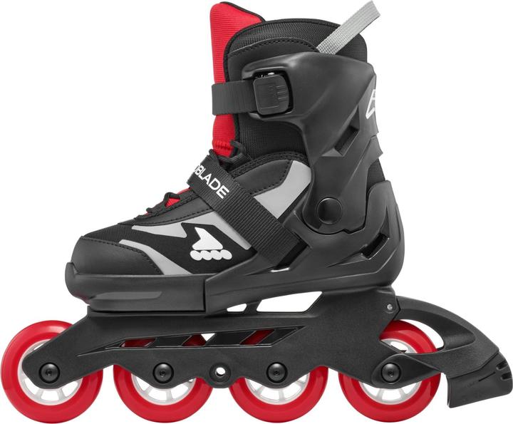 Actual product image Rollerblade Inline-Skates Microblade Combo Schwarz/Rot, 33-36.5 (33, 36.5)
