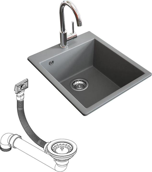 Produktbild Bergström Venice (Einbauspüle, 50 cm, 43 cm)